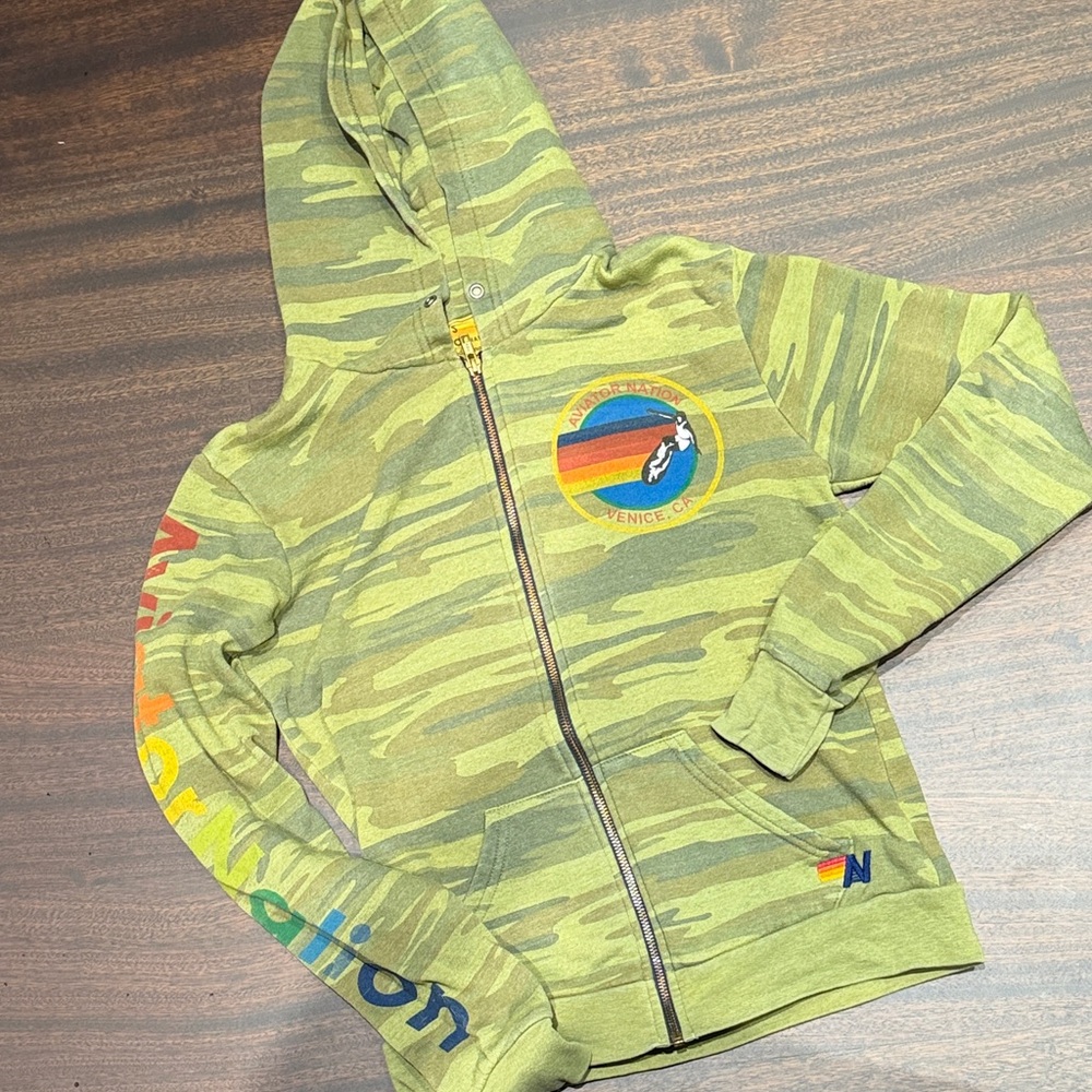 Aviator Nation Camo Hoodie